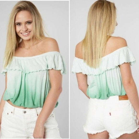 free people | cora lee tee green - Picture 2 of 4